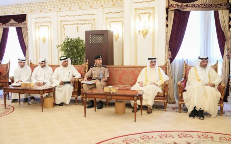 اجتماع كويتي سوري بحضور فهد اليوسف وأحمد الشرع ومسؤولي الجهاز المركزي